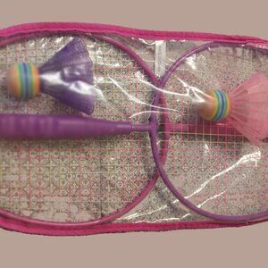 Kids Outdoor Sports Set 4 Piece Badminton Racket Set